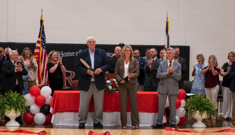 Governor Jim Justice  Joins us to Celebrate Peterstown New School​