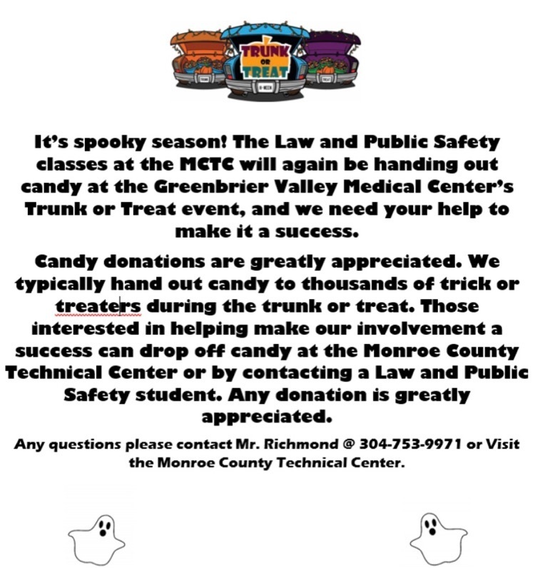 Law and Public Safety Trunk or Treat 