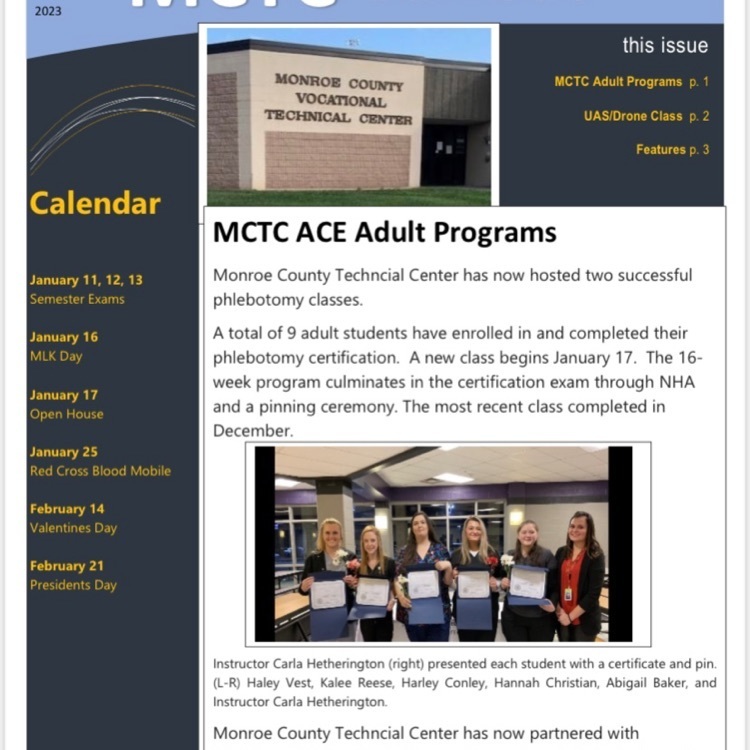 MCTC Newsletter 